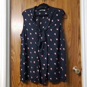 Modcloth Miami Moments Sleeveless Top